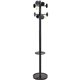 Alba Stan3 Coat Stand - 2 Hooks - 8 Pegs - 11.02 lb (5 kg) Capacity - for Coat, Garment, Clothes - 1 Each