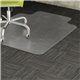 Lorell Wide Lip Low-pile Chairmat - Carpeted Floor - 53" Length x 45" Width x 0.122" Thickness - Lip Size 12" Length x 25" Width