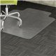 Lorell Wide Lip Low-pile Chairmat - Carpeted Floor - 60" Length x 45" Width x 0.122" Thickness - Lip Size 12" Length x 25" Width