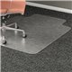 Lorell Plush-pile Wide-Lip Chairmat - Carpeted Floor - 53" Length x 45" Width x 0.173" Thickness - Lip Size 12" Length x 25" Wid