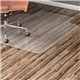 Lorell Wide Lip Chairmat - Hard Floor, Wood Floor, Vinyl Floor, Tile Floor - 53" Length x 45" Width x 0.095" Thickness - Lip Siz