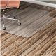 Lorell Wide Lip Chairmat - Hard Floor, Wood Floor, Vinyl Floor, Tile Floor - 60" Length x 46" Width x 0.095" Thickness - Lip Siz