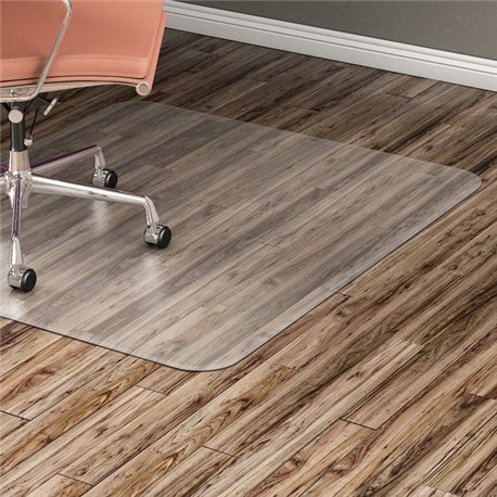 Lorell Chairmat - Hard Floor, Wood Floor, Vinyl Floor, Tile Floor - 60" Length x 46" Width x 0.095" Thickness - Rectangular - Vi