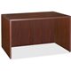 Lorell Essentials Series Rectangular Desk Shell - 47.3" x 23.6" x 29.5" - Finish: Laminate, Mahogany - Leveling Glide