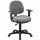 Lorell Millenia Series Pneumatic Adjustable Task Chair - Gray Seat - 1 Each