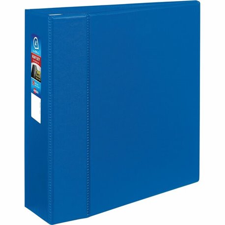 Avery Heavy-Duty Blue 4" Binder (79884) - Avery Heavy-Duty 3 Ring Binder, 4" One Touch EZD Rings, 4.5" Spine, 1 Blue Binder (798