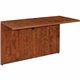 Lorell Essentials Series Bridge - 47.3" x 23.6" x 1" x 29.5" - Finish: Cherry, Laminate - Grommet, Modesty Panel