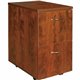 Lorell Essentials Series File/File Mobile File Cabinet - 15.8" x 22" x 28.4" - Finish: Cherry, Laminate - Leveling Glide