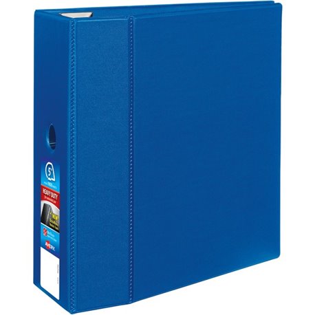 Avery Heavy-Duty Blue 5" Binder (79886) - Avery Heavy-Duty 3 Ring Binder, 5" One Touch EZD Rings, 2.3/4.8" Spine, 1 Blue Binder 