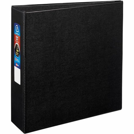 Avery Heavy-Duty Black 3" Binder (79983) - Avery Heavy-Duty 3 Ring Binder, 3" One Touch EZD Rings, 3.5" Spine, 1 Black Binder (7