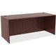 Lorell Essentials Series Rectangular Desk Shell - 72" x 30"29.5" Desk, 0.1" Edge - Material: Laminate - Finish: Mahogany