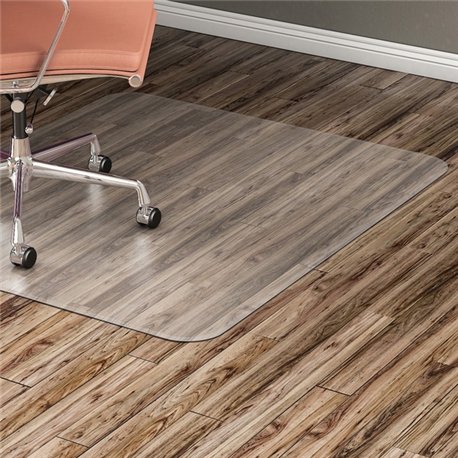 Lorell Nonstudded Chairmat - Tile Floor, Vinyl Floor, Hardwood Floor - 48" Length x 36" Width x 0.060" Thickness - Rectangular -