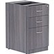 Lorell Essentials Series Box/Box/File Fixed File Cabinet - 16" x 22"28.3" - File, Box Drawer(s) - Finish: Laminate, Weathered Ch