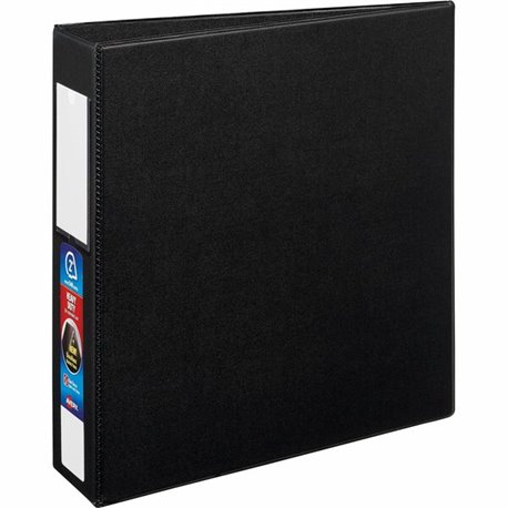 Avery Heavy Duty Binder 2" , One Touch Locking D Rings, Black - 2" Binder Capacity - Letter - 8 1/2" x 11" Sheet Size - 540 Shee