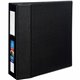 Avery Heavy-Duty Black 4" Binder (79994) - Avery Heavy-Duty 3 Ring Binder with Label Holder, 4" One Touch EZD Rings, 4.5" Spine,