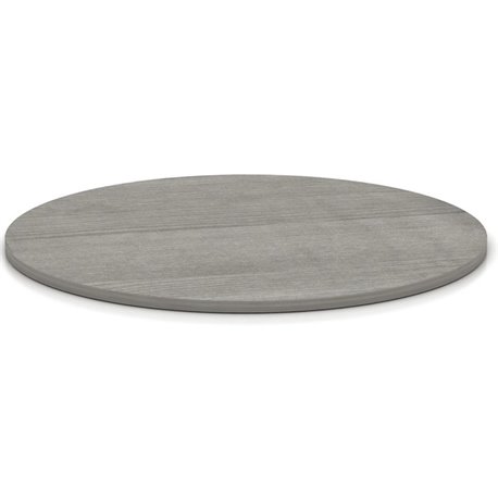 Lorell Essentials Conference Tabletop - For - Table TopWeathered Charcoal Laminate Round Top - Contemporary Style x 1" Table Top