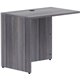 Lorell Essentials Series Return Shell - 35" x 24"29.5" Return Shell, 1" Top - Finish: Weathered Charcoal Laminate