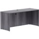 Lorell Essentials Series Credenza Shell - 66" x 24"29.5" Credenza Shell, 1" Top - Finish: Weathered Charcoal Laminate, Silver Br