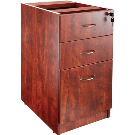 Lorell Essentials Series Box/Box/File Fixed File Cabinet - 15.5" x 21.9"28.5" - 3 x Box, File Drawer(s) - Finish: Laminate, Cher