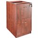 Lorell Essentials Series File/File Fixed File Cabinet - 15.5" x 21.9" x 28.3" - 2 x File Drawer(s) - Finish: Cherry, Laminate