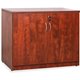 Lorell Essentials Series 2-Door Storage Cabinet - 36" x 22.5" x 29.5" - 2 x Door(s) - Cherry - Laminated - Melamine Faced Chipbo