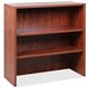 Lorell Essentials Series Stack-on Bookshelf - 36" x 15" x 36" - 2 x Shelf(ves) - Lockable - Cherry, Laminate - MFC, Polyvinyl Ch