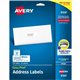 Avery Easy Peel Address Labels with Sure Feed Technology - 1" Width x 2 5/8" Length - Permanent Adhesive - Rectangle - Inkjet - 