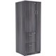 Lorell Essentials/Revelance Tall Storage Cabinet - 23.6" x 23.6"65.6" - 2 Drawer(s) - 2 Shelve(s) - Material: Medium Density Fib