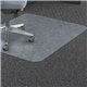 Lorell Big & Tall Chairmat - Carpet - 46" Width x 60" Depth - Rectangular - Polycarbonate - Clear - 1Each