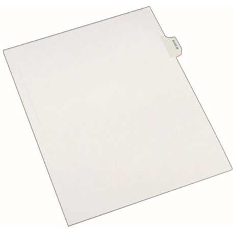 Avery Index Divider - 25 x Divider(s) - Side Tab(s) - Exhibit M - 1 Tab(s)/Set - 8.5" Divider Width x 11" Divider Length - Legal