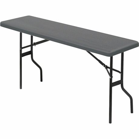 Iceberg IndestrucTable TOO 1200 Series Foldlng Table - Rectangle Top - Contemporary Style - 250 lb Capacity - 60" Table Top Leng