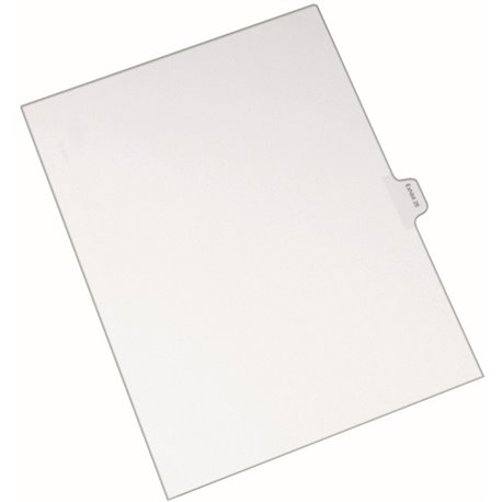 Avery Index Divider - 25 x Divider(s) - Side Tab(s) - Exhibit 26 - 1 Tab(s)/Set - 8.5" Divider Width x 11" Divider Length - Lett