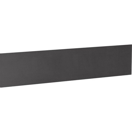 Lorell Essentials Series Hutch Tackboards - 16.50" Height x 63.88" Width x 0.50" Depth - Black Fabric Surface - Laminated - 1 Ea