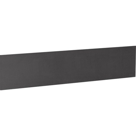 Lorell Essentials Series Hutch Tackboards - 16.50" Height x 45" Width x 0.50" Depth - Black Fabric Surface - Laminated - 1 Each