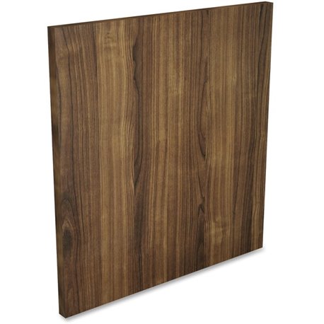 Lorell Essentials/Revelance Series Wall-Mount Hutch Door Kit - 708.7 mil Thickness - Wood, Polyvinyl Chloride (PVC) - Walnut