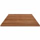 Lorell Hospitality/Conference Tabletop - 0.1" Edge, 42" x 42"1" - Band Edge - Walnut Table Top - For Reception Area, Conference 