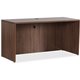 Lorell Essentials Series Credenza Shell - 70.9" x 23.6"29.5" Credenza, 1" Top, 3.8" Drawer Pull, 0.1" Edge - Walnut, Laminate Ta