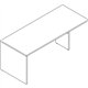Lorell Prominence 2.0 Peninsula Desk - 72" x 30"29" , 1" Top, 0.1" Edge - Material: Particleboard, Thermofused Melamine (TFM) - 