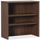 Lorell Essentials Series Stack-on Bookshelf - 36" x 15"36" - 2 Shelve(s) - Material: MFC, Polyvinyl Chloride (PVC) - Finish: Wal