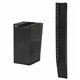 Lathem 25-Pocket Expandable Time Card Rack - 25 Pocket(s) - 33.5" Height x 4.5" Width x 2.3" Depth - Black - Plastic - 1 Each