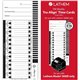 Lathem E16 Tru-Align Time Cards - 150 lb - 4" x 9" Sheet Size - White Sheet(s) - 100 / Pack