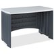 Iceberg Dent and Scratch Resistant Computer Desk - Silver Rectangle Top - Charcoal Gray - 30" Height x 46" Width x 24.50" Depth 