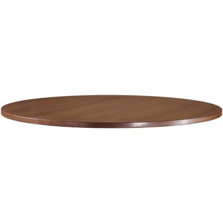 Lorell Essentials Conference Tabletop - 1"48" Table Top, 47.3" x 47.3"1" - Band Edge - Finish: Walnut Laminate - For Meeting, Of