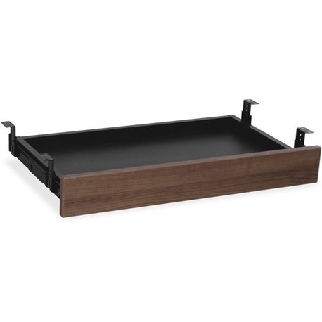 Lorell Universal Center Drawer - 28.4" Length x 16.7" Width x 5.1" Height - Durable - MFC, Polyvinyl Chloride (PVC), Steel - Wal