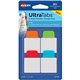 Avery Mini Ultra Tabs - 80 Tab(s) - 1.50" Tab Height x 1" Tab Width - Red Film, Clear Paper, Blue, Orange, Green Tab(s) - 80 / P