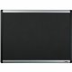 Lorell Mesh Bulletin Board - 36" Height x 48" Width - Fabric Surface - Black Anodized Aluminum Frame - 1 Each