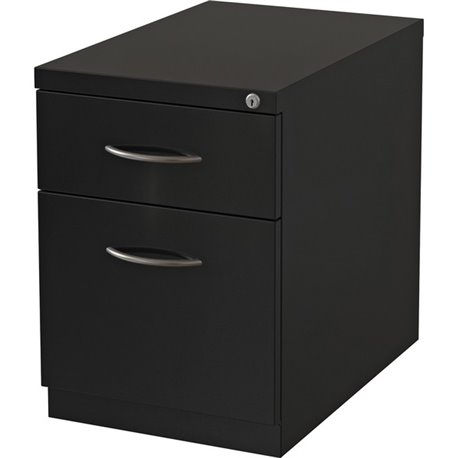 Lorell Premium Box/File Mobile File Cabinet with Arm Pull - 15" x 19.9" x 21.8" - 2 x Drawer(s) for Box, File - Letter - Pencil 