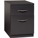 Lorell Premium Box/File Mobile File Cabinet with Arm Pull - 15" x 19.9" x 21.8" - 2 x Drawer(s) for Box, File - Letter - Vertica