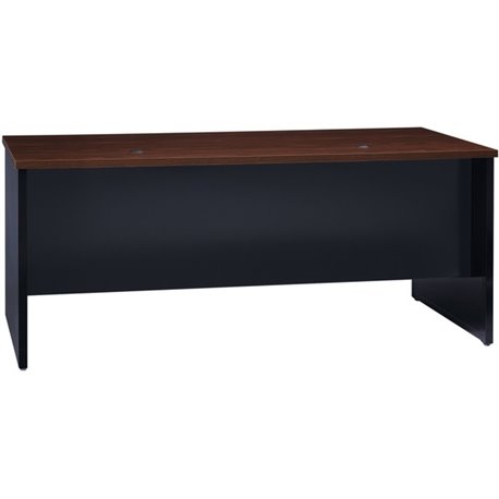 Lorell Fortress Modular Series Desk - 72" x 36" , 1.1" Top - 2 x Box, File Drawer(s) - Single Pedestal on Left Side - Material: 