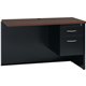 Lorell Fortress Modular Series Right Return - 48" x 24" , 1.1" Top - 2 x Box, File Drawer(s) - Single Pedestal on Right Side - M